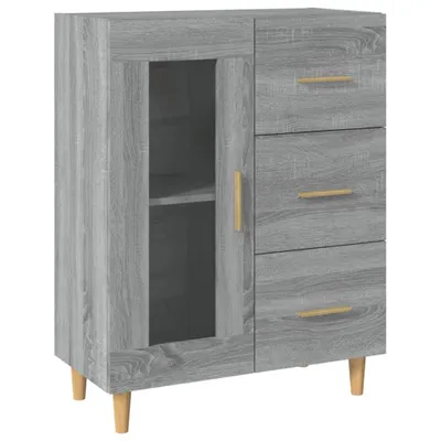 Produktbild von Sideboard Grau Sonoma 69,5x34x90 cm Holzwerkstoff