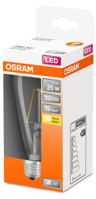 Image de Led Edison Clair Filament 2.5w E27 Chaud Bte 1 - Osram