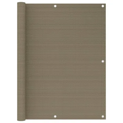 Obrázek produktu pro Balkonová zástěna taupe 120 x 500 cm HDPE