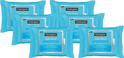 Produktbild von Neutrogena Hydro Boost Aqua Reinigungstücher Abschminktücher Hyaluron 6x25 Stück