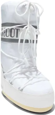 Image de Moon Boot Icon Bottes en nylon Blanc UE 31-34 Garçons Blanc UE 31-34