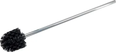 Produktbild von WENKO WC-Bürste Edelstahlstiel 60cm Ø8,5cm schwarz