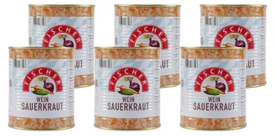Produktbild von Fischer Weinsauerkraut (12 x 810g)