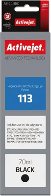 Produktbild von Activejet AE-113Bk Tintenpatrone (Ersatz für Epson 113 C13T06B140; Höchste; 70ml; schwarz)