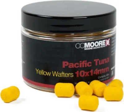 Image de Cc Moore Pacific Tuna Yellow Dumbell Bait Wafters 10X14Mm