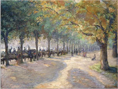 Produktbild von ARTland Wandbild Alu für Innen & Outdoor Hyde Park, London. 1890 Größe: 80x60 cm