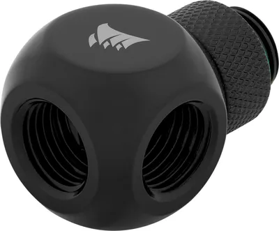 Zdjęcie produktu dla Corsair CX-9055016-WW, Dopasowanie, Mosiądz, Czarny, 1/4", Płynny