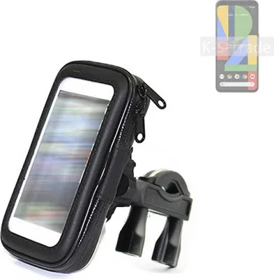 Produktbild von K-S-Trade Fahrrad-Halterung kompatibel mit Google Pixel 4 XL Handy-Halterung Halter Lenkstange Fahrradhalterung Motorrad Bike Mount Wasserabweisend