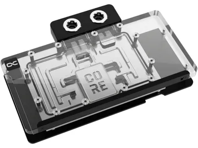 Obrázek produktu pro Alphacool Core RX 9070 XT Steel Legend transparent/chrom inkl. Backplate