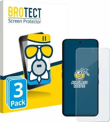 Produktbild von 3x BROTECT Entspiegelungs Schutzglas für Nothing Phone (3) Schutzfolie Panzer Folie Glas Display Schutz matt