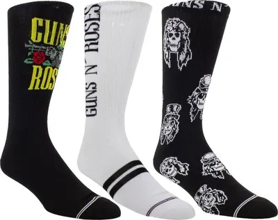 Produktbild von Guns N' Roses Socken Herren 3er Pack Giftbox multicolor EU 40-46