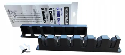 Produktbild von Mistrall Rutenhalter Vertikal für 6 Ruten Wandmontage