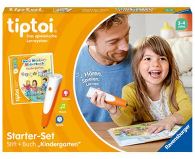 Obrázok produktu pre Ravensburger tiptoi starter set: My word picture book kindergarten, learning book (pen and picture book) - Ravensburger 00113 - (Špeciálny tovar / ostatné / netriedené)