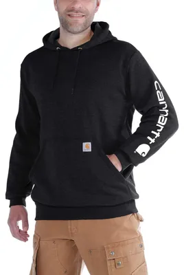 Obrázek produktu pro Carhartt Herren Hoodie Midweight Sleeve Logo Hooded, Black - Schwarz, M