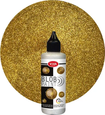 Produktbild von ViVA DECOR Blob Paint 90 ml gold-glitter