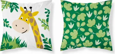 Produktbild von Baby Kissenbezug 40x40 Giraffe BAUMWOLLE