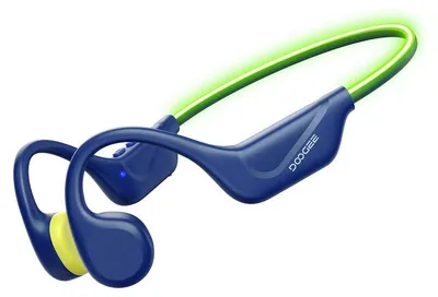 Imagen del producto de DOOGEE BoneBeat Run Ray: Auriculares deportivos de conducción ósea, Bluetooth 6.0, con luz, color