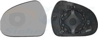 Produktbild von VAN WEZEL Spiegelglas Außenspiegel Links passend für PEUGEOT 207 (WA, WC) Unbeheizt 4029835