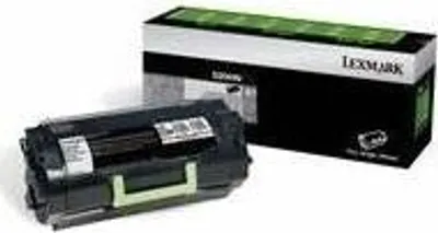 A black toner cartridge and its packaging are shown against a white background.