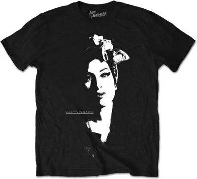 Produktbild von Amy Winehouse Scarf Portrait Black M T-Shirt