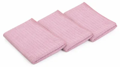 Immagine prodotto di Gözze - Set di 3 strofinacci, panno in microfibra per la lucidatura, 50 x 70 cm - Rosa antico