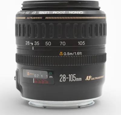 Produktbild von Canon 28 - 105 mm / F 3,5 - 4,5 USM Standardzoom fÃ1/4r Canon EF / EF-S Spiegelreflexkameras, F3,5 (W) - F4,5 (T), Vollformatsensor, Ultraschallmotor, Autofokus, 58 mm Filterdurchmesser, 375 g