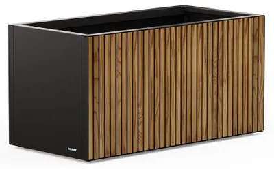 Produktbild von Herstera Garden Deco Planter 50 L rechteckiger Pflanzkübel Outdoor 50x100x50 cm