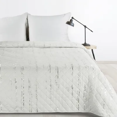 Obrázok produktu pre Prehoz na posteľ BLINK 1 200x220 cm biely strieborný