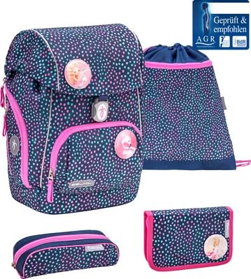 Produktbild von Belmil Comfy Schulranzen-Set 4-teilig \Amazing Polka Dots 2\""