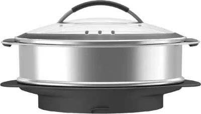 Image de Cuiseur vapeur 5.5l inox/noir - Magimix - 17277 -