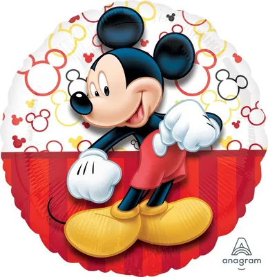 Productafbeelding van RIETHMULLER - Grote aluminium Mickey Mouse ballon 43cm