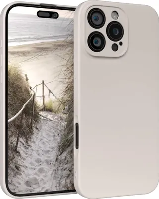 Immagine prodotto di EAZY CASE - Custodia in TPU per Apple iPhone 16 Pro Max, custodia in TPU antiurto per cellulare, cover morbida con protezione della fotocamera, custodia in silicone in grigio