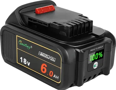 Obrázok produktu pre Batérie pre elektrické náradie, kompatibilita 18V/20V, vysoká kapacita, 1 ks 6Ah batérie