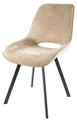 Obrázek produktu pro FURNLUX jídelní židle otočná béžová a černá 51 cm / hlavní barva: béžová / rozměry: 51 x 87 x 63 cm
