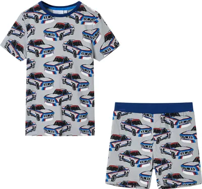 Produktbild von Kinderpyjama mit Kurzen Ärmeln Grau 104