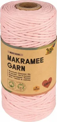 Obrázok produktu pre folia 24994 folia makramé priadza MISTY ROSE, dĺžka: 100 m