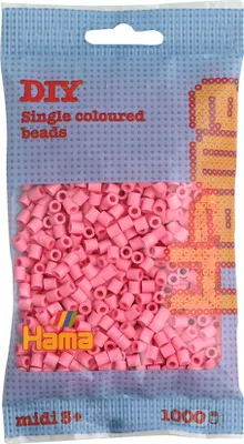 Immagine prodotto di Hama 207-06 Sacchetto di perline, 1000 pezzi, rosso chiaro