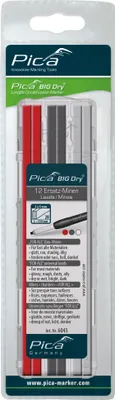Produktbild von Pica BIG DRY Minen-Set FOR ALL Rot/Graphit/Weiss