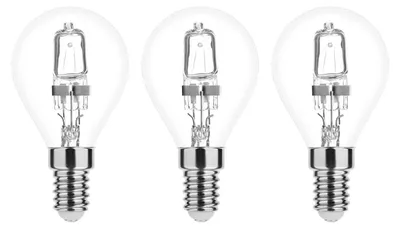 Produktbild von Modee E14 Halogen Kugellampe P45 28W 370lm 2700K Warmweiß Dimmbar 3 Stück