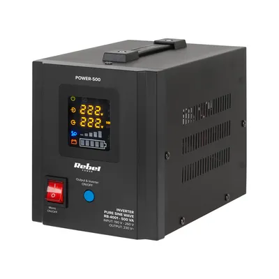 Obrázok produktu pre Záložný zdroj REBEL RB-4001 POWER-500 12V/230V 500VA 300W