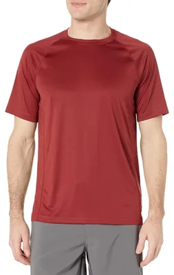 Productafbeelding van A. Essentials Heren rashguard, korte mouwen, UPF 50+ UV-bescherming, zwemshirt, sneldrogend