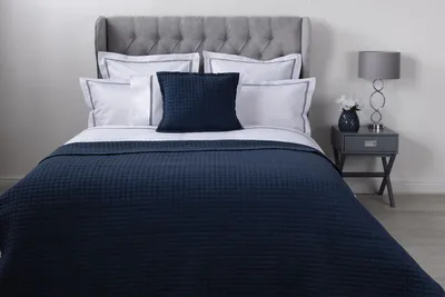 Obrázok produktu pre Belledorm - Prehoz "Crompton", prešívaný BM447 (200 cm x 150 cm) (námornícka modrá)