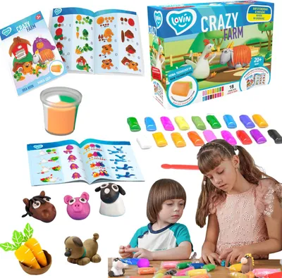Obrázok produktu pre Plastelínová sada, plastelína, plastelínová farma, Malý farmár 41189