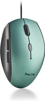 Productafbeelding van Ergonomische Bedrade Optische Computermuis met Stille Knoppen en Instelbare DPI