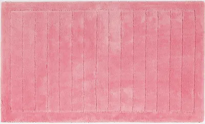 Produktbild von Line Badematte 70x120 cm, Rosa mit Streifen, Weiches Badmatte, Badteppich rutschfest Waschbar, saugfähiges, langlebiges Badezimmerteppich für Komfort und Stil