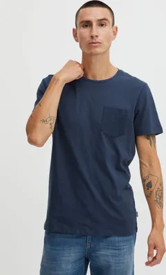 Produktbild von 11 Project PRIndie Herren T-Shirt Kurzarm Shirt Basic mit Brusttasche Rundhals-Ausschnitt Regular fit Hochwertige Baumwoll-Qualität