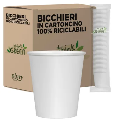500 Papierbecher 75 ml weiß – für Heiß- und Kaltgetränke