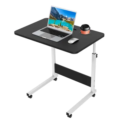 Produktbild von Laptoptisch Bürotisch mit Rollen Computertisch PC Tisch Arbeitstisch 60x40cm höhenverstellbar