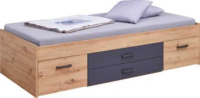 Produktbild von Inter Link Funktionsbett LIORA 90x200 Eiche Artisan