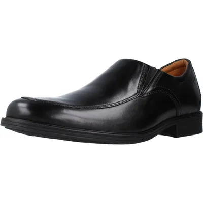 Productafbeelding van Clarks Whiddon, zwarte leren herenschoen, maat 10